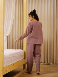 SANSKRUTIHOMES Women Pure Cotton Night suit