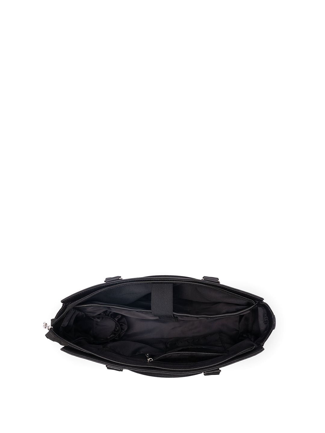 ZOUK Floral Printed Structured Jute Shoulder Bag