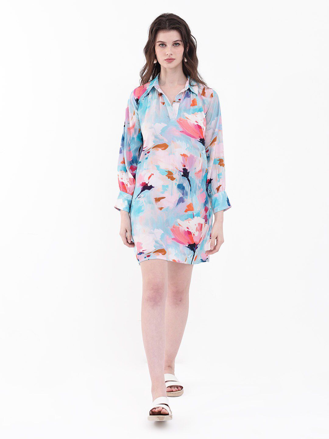 RAREISM Floral Print A-Line Dress