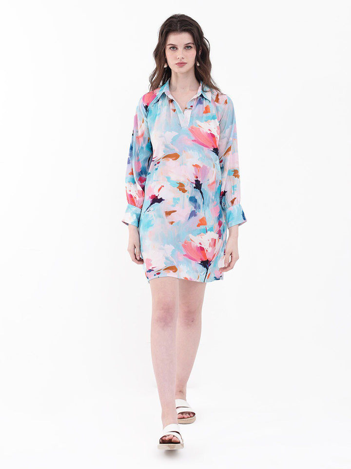 RAREISM Floral Print A-Line Dress