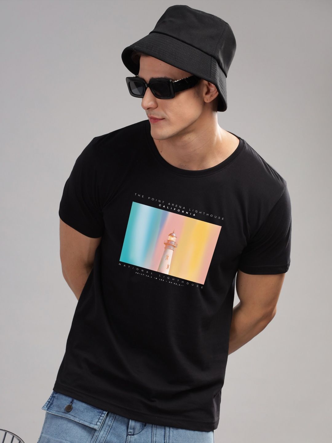ADRO Men Printed T-shirt