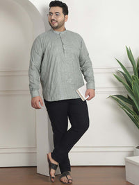 SOJANYA PLUS Geometric Embroidered Pure Cotton Kurta