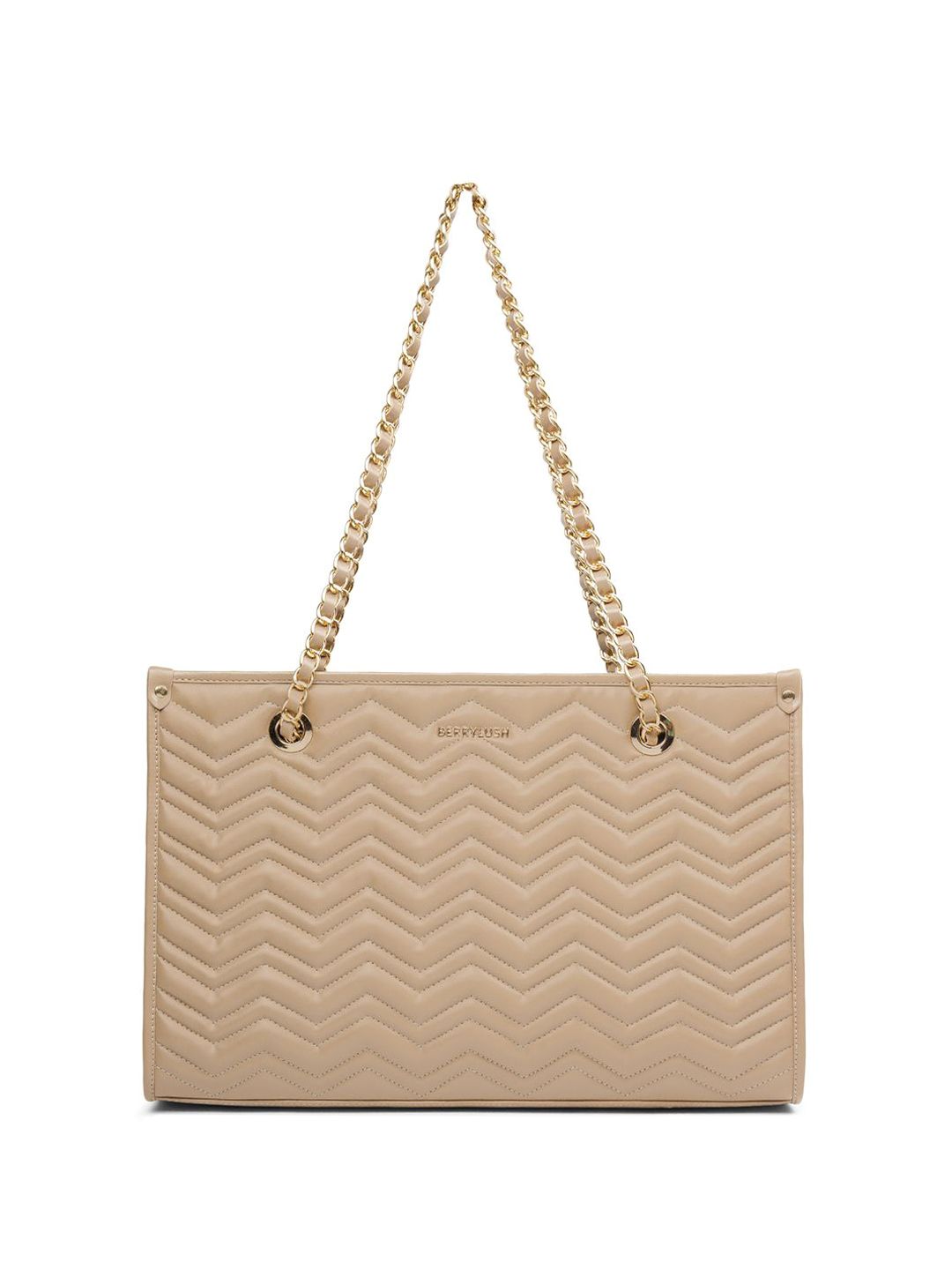Berrylush Structured Handheld Bag with Quilted