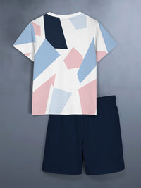 HELLCAT Boys Pack Of 2 Printed T-Shirt With Shorts