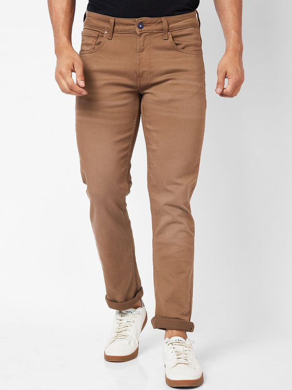Spykar Men Mid-Rise Clean Look Cotton Jeans
