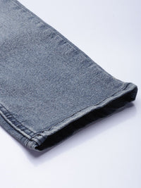 The Indian Garage Co Men Blue Slim Fit Light Fade Ombre Stretchable Jeans