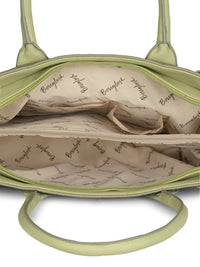 Berrylush Women's Structured Handheld Bag with Applique