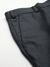 Raymond Men Textured Slim Fit Formal Trousers
