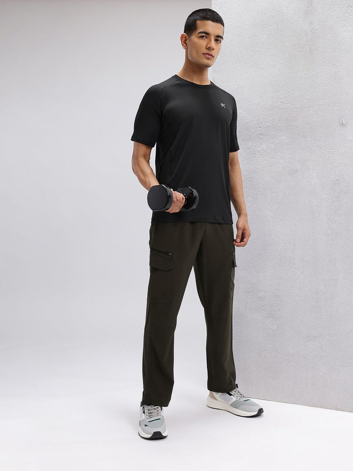 HRX by Hrithik Roshan Men Mesh Detail Training T-shirt