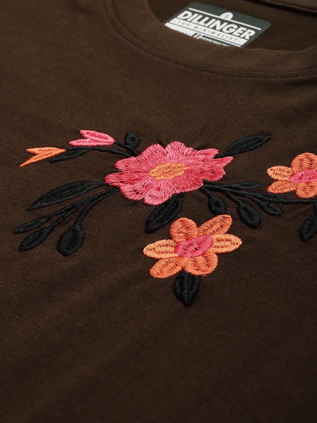 DILLINGER Women's Oversized Embroidery Tshirt