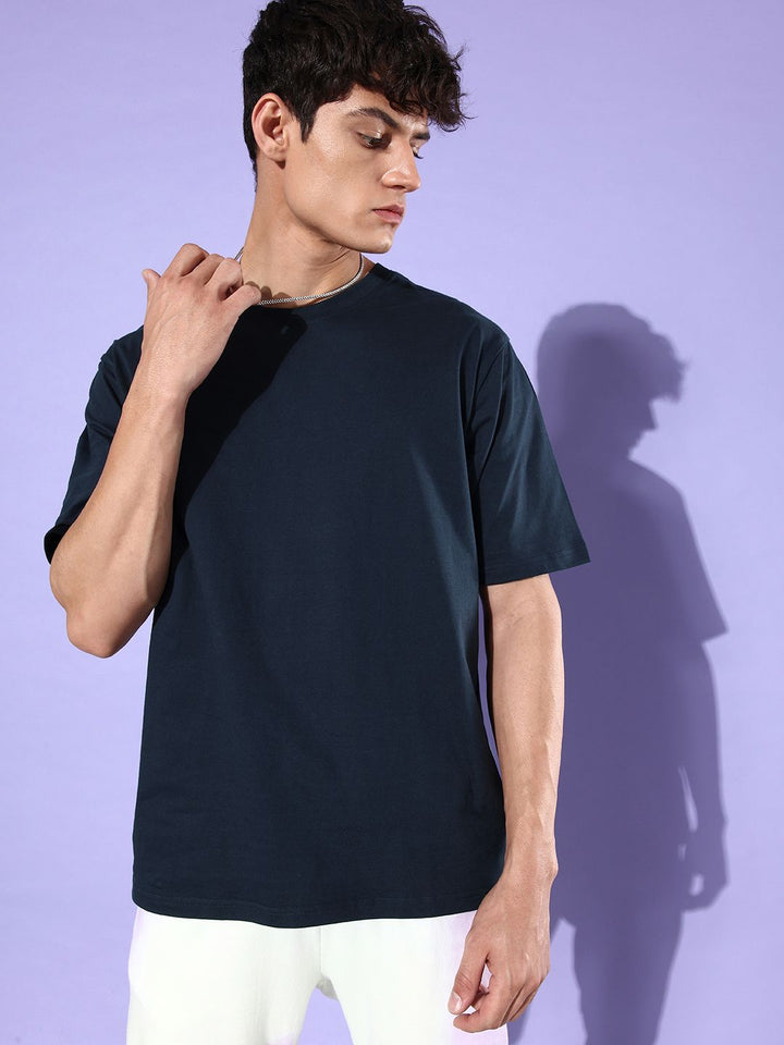 DILLINGER Printed Pure Cotton Oversized T-shirt
