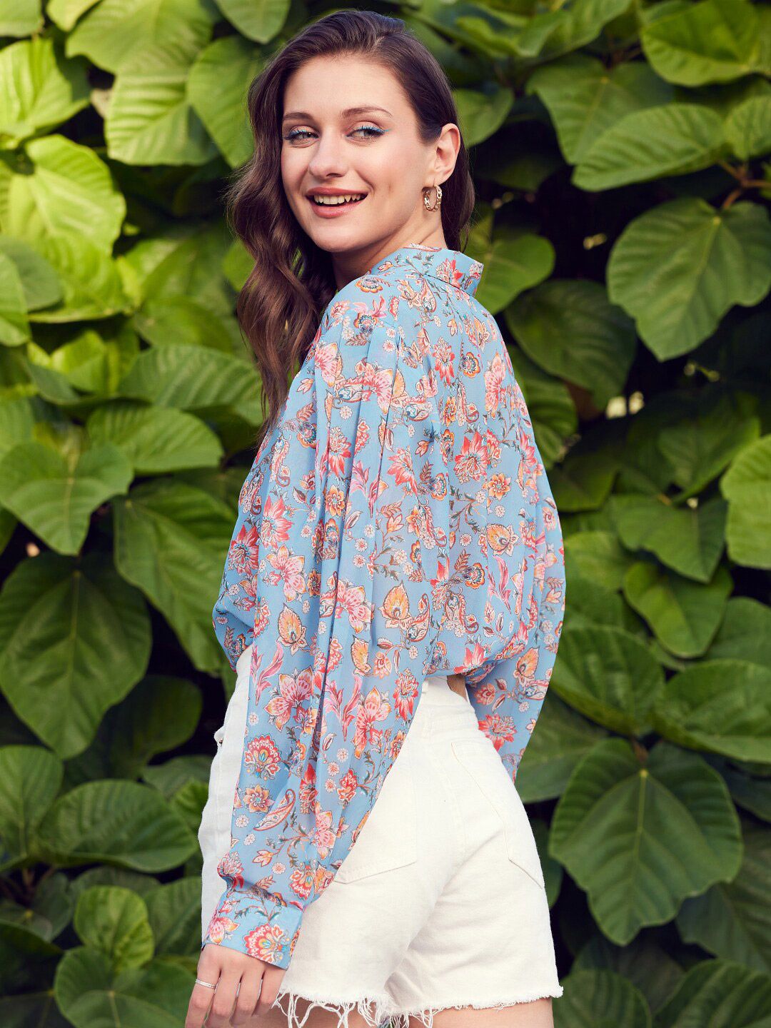 STREET 9 Floral Printed Comfort Fit Casual Shirt