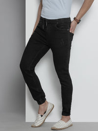 Garage CO Lelaki India Hitam Slim Seluar jeans