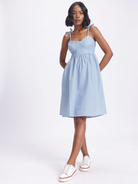 DressBerry Check Mate Picnic Perfect Midi Dress