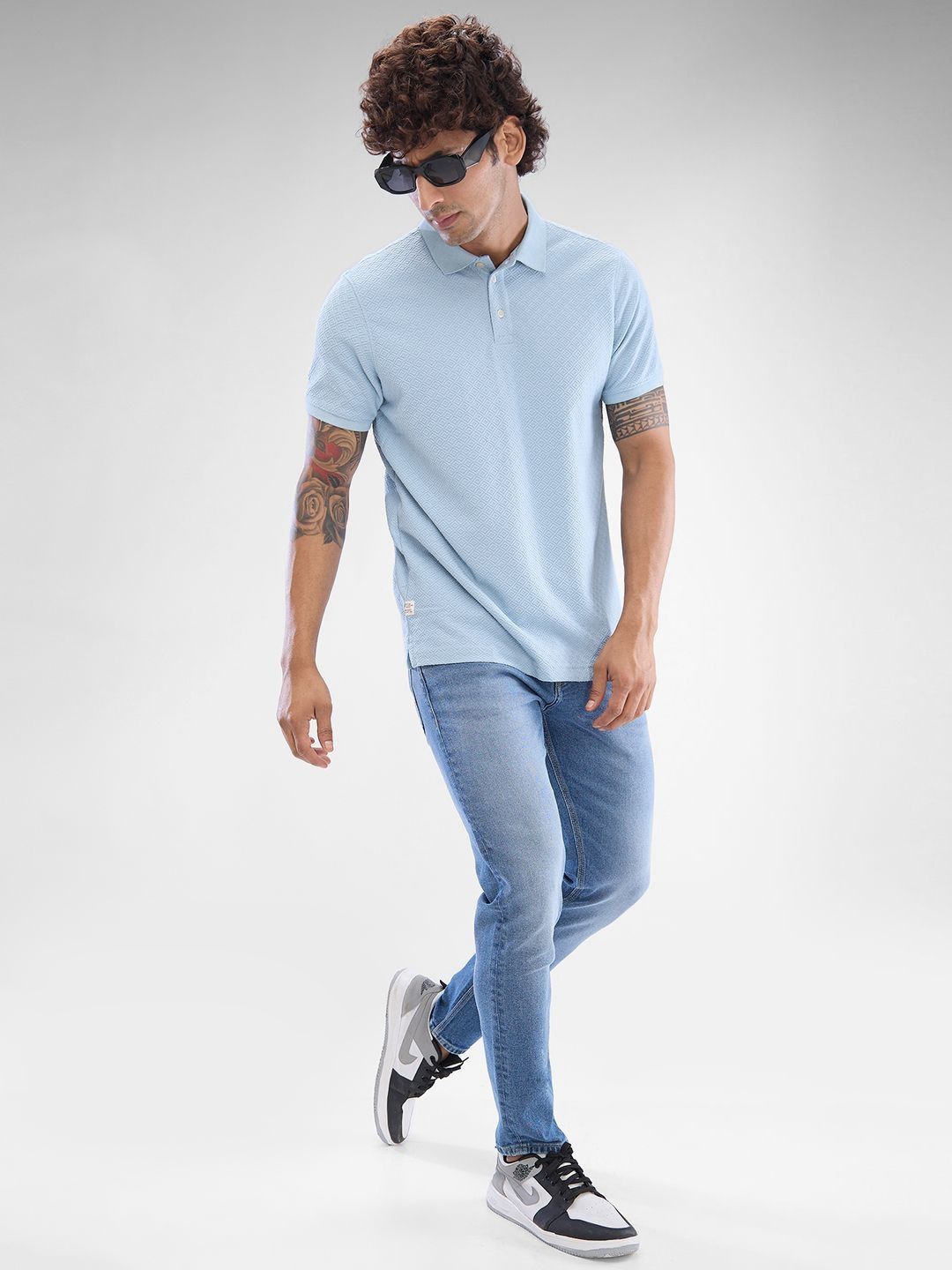 SPYKAR Men Polo Collar Solid  Slim Fit T-Shirt