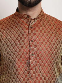 SOJANYA  Ethnic Motifs Woven Deisgn Regular Kurta With Churidar