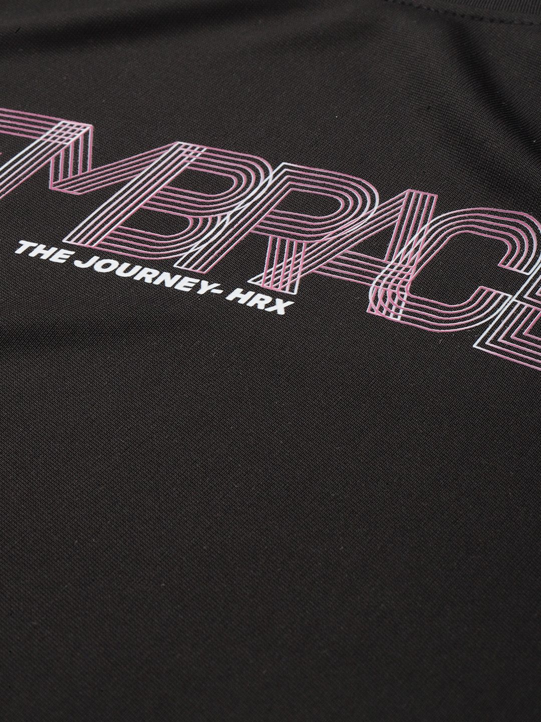 HRX by Hrithik Roshan Typography Printed Rapid-Dry Training T-shirt