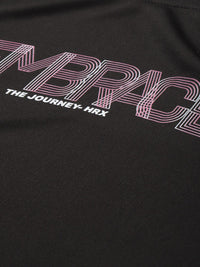 HRX by Hrithik Roshan Typography Printed Rapid-Dry Training T-shirt