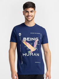 Being Human Typography Printed T-shirt