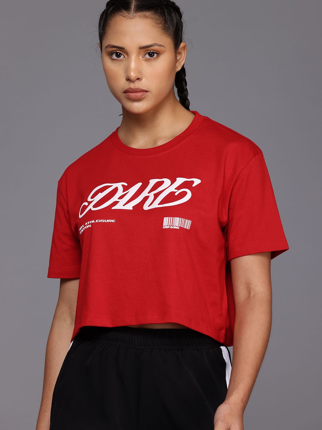 HRX by Hrithik Roshan Typography Printed T-shirt