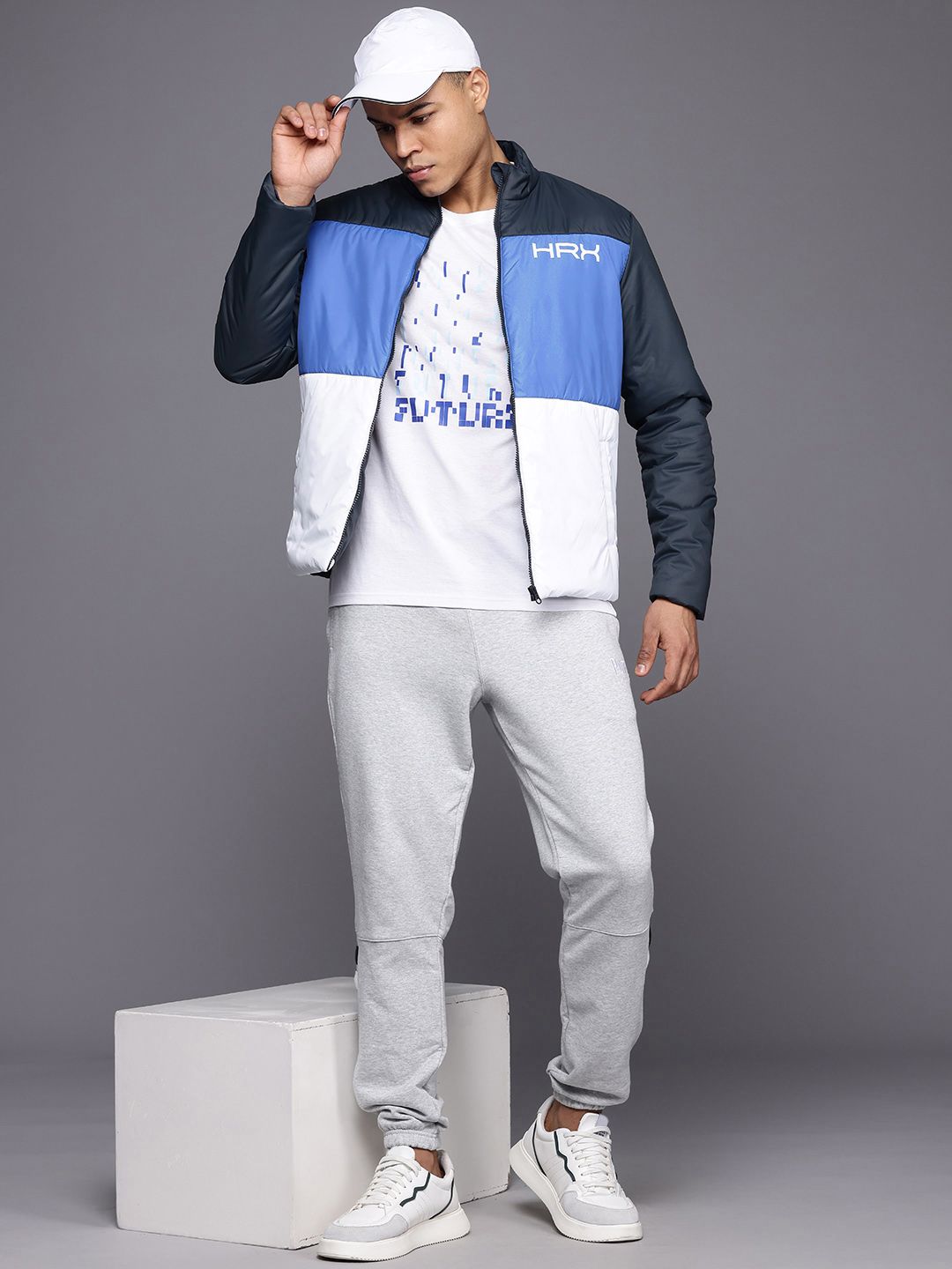 HRX by Hrithik Roshan Colourblocked Padded Jacket