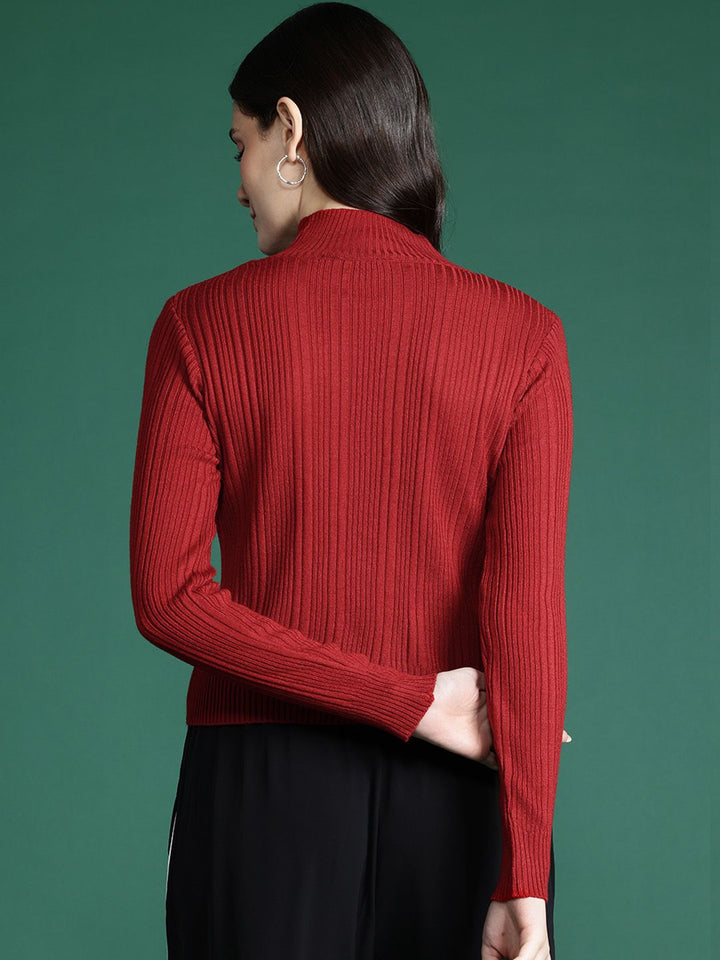 DressBerry Self-Striped Pullover