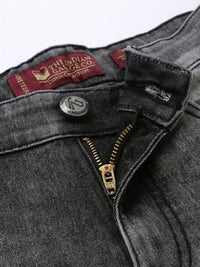 The Indian Garage Co Men Grey Slim Fit Mid-Rise Clean Look Stretchable Jeans