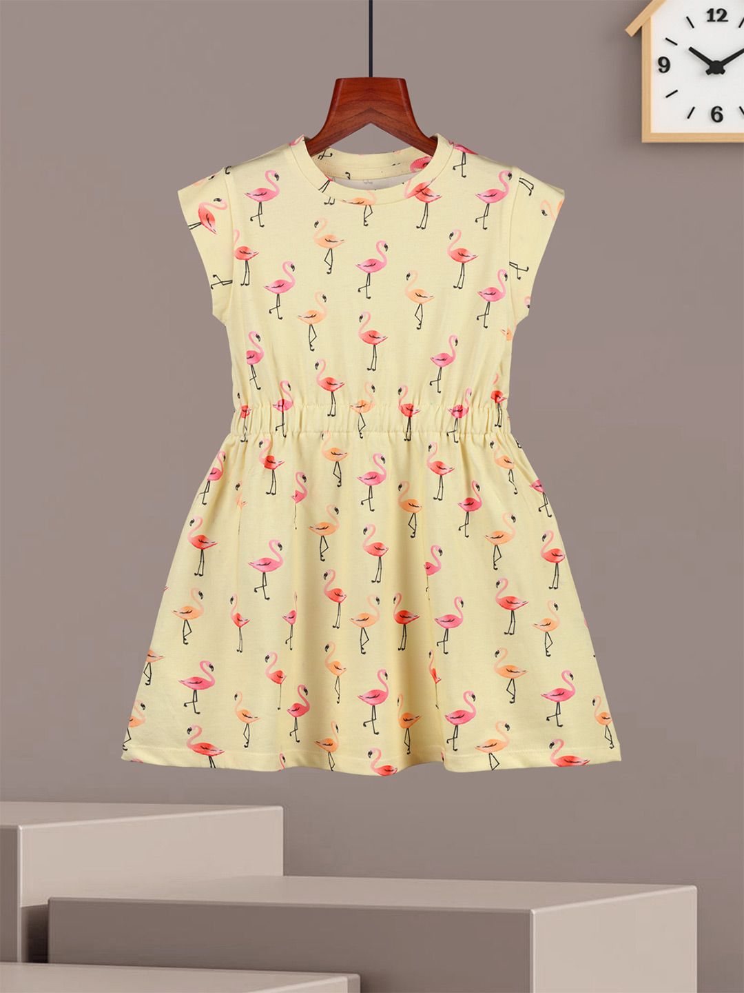 HELLCAT Girls  Pack of 2 Graphic Printed A-Line Cotton Dress