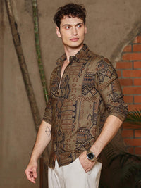 Campus Sutra Men Comfort Tartan Checks Opaque Printed Casual Shirt