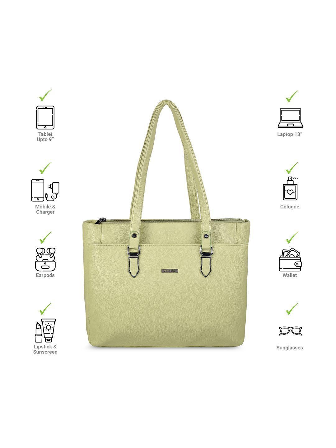 Metro Women Textured Structured Shoulder Bag