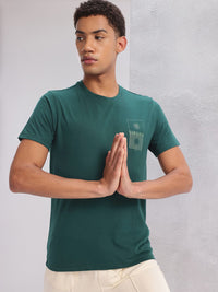 HRX by Hrithik Roshan Solid Round Neck Short Sleeves Yoga T-shirt