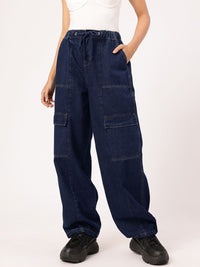 DressBerry Women Midnight Blues Flared Jeans