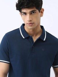 Urbano Fashion Men Solid Regular Fit Half Sleeve Cotton Polo T-Shirt