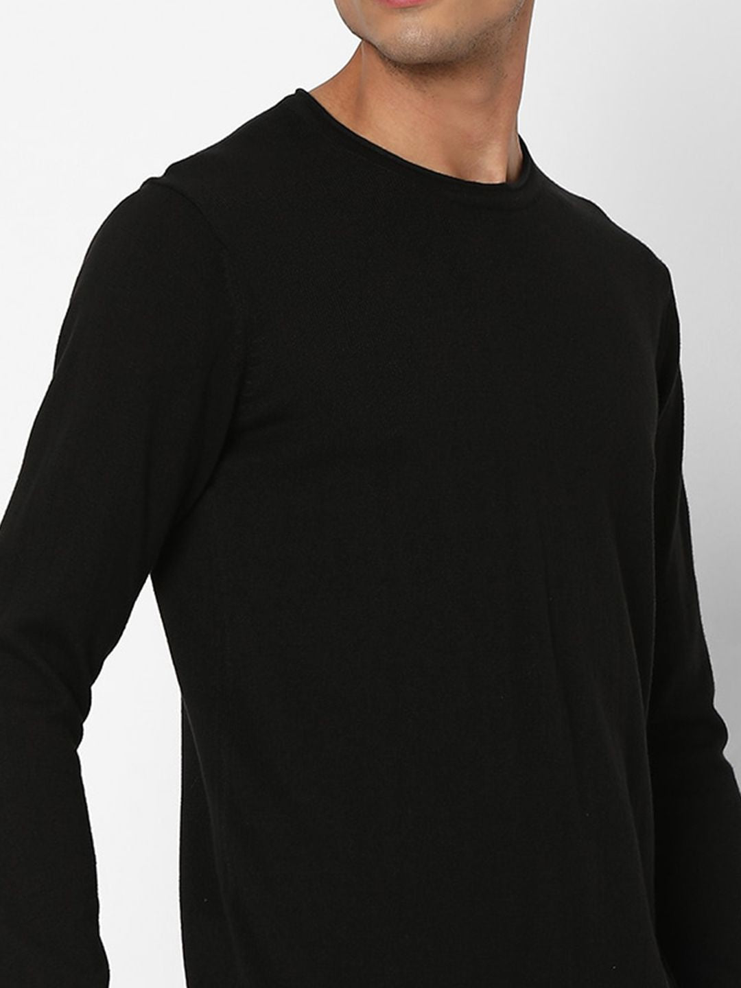 SPYKAR Round Neck Cotton Pullover