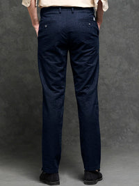 RARE RABBIT Men Jeck-2 Mid-Rise Slim Fit Cotton Trouser