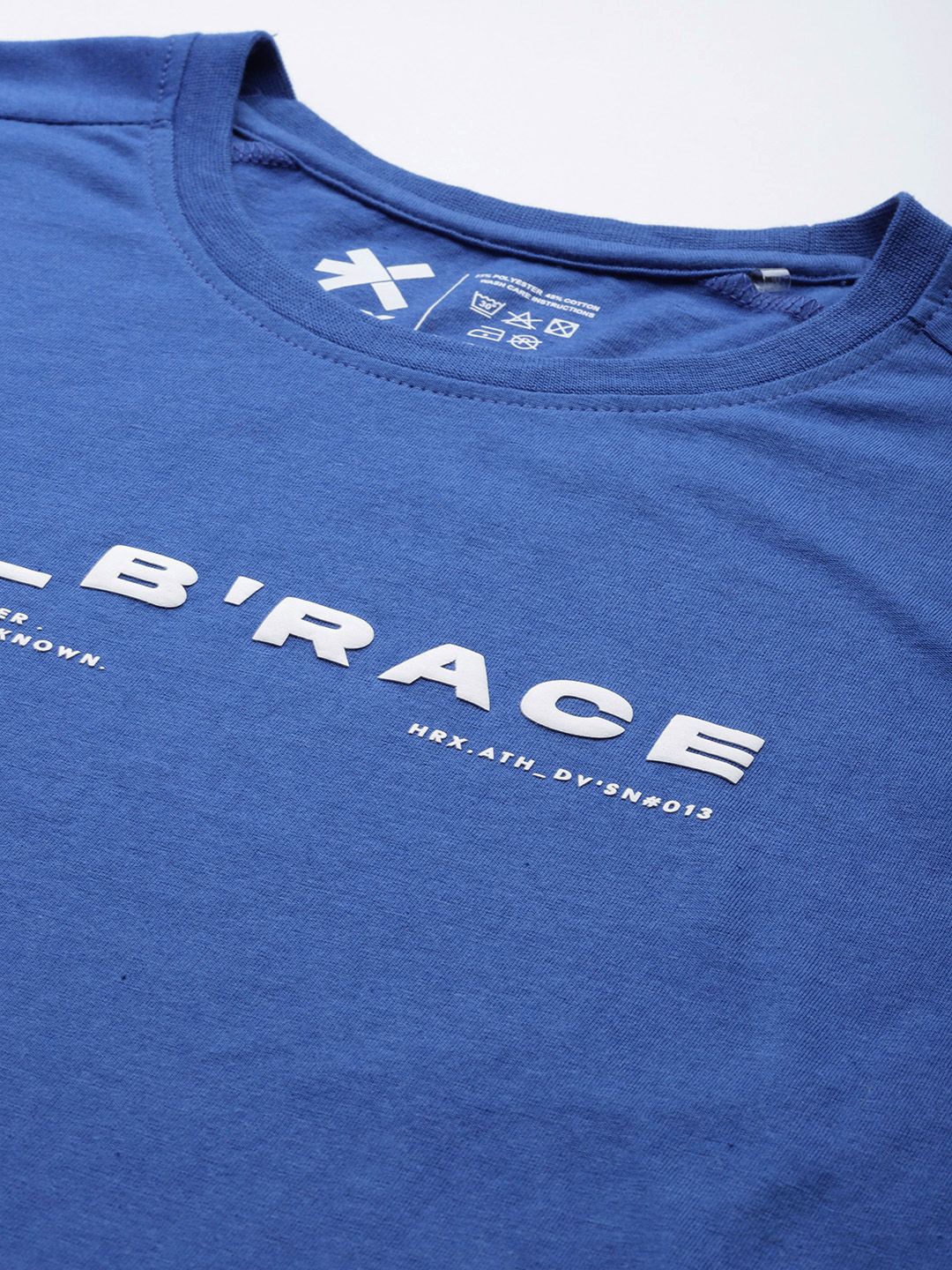 HRX by Hrithik Roshan Typography Colourblocked Lifestyle T-shirt