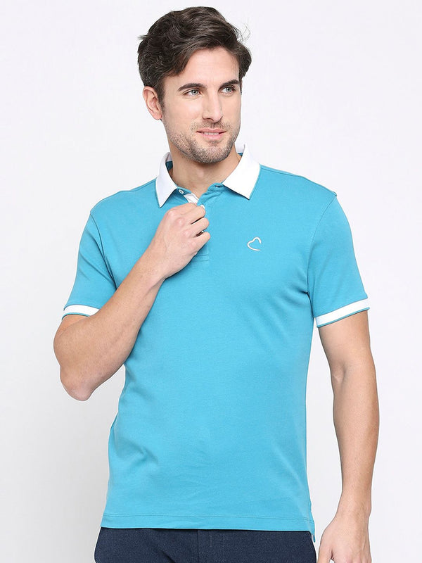 Menjadi t-shirt biasa Colourblocked Colo Colo Colo