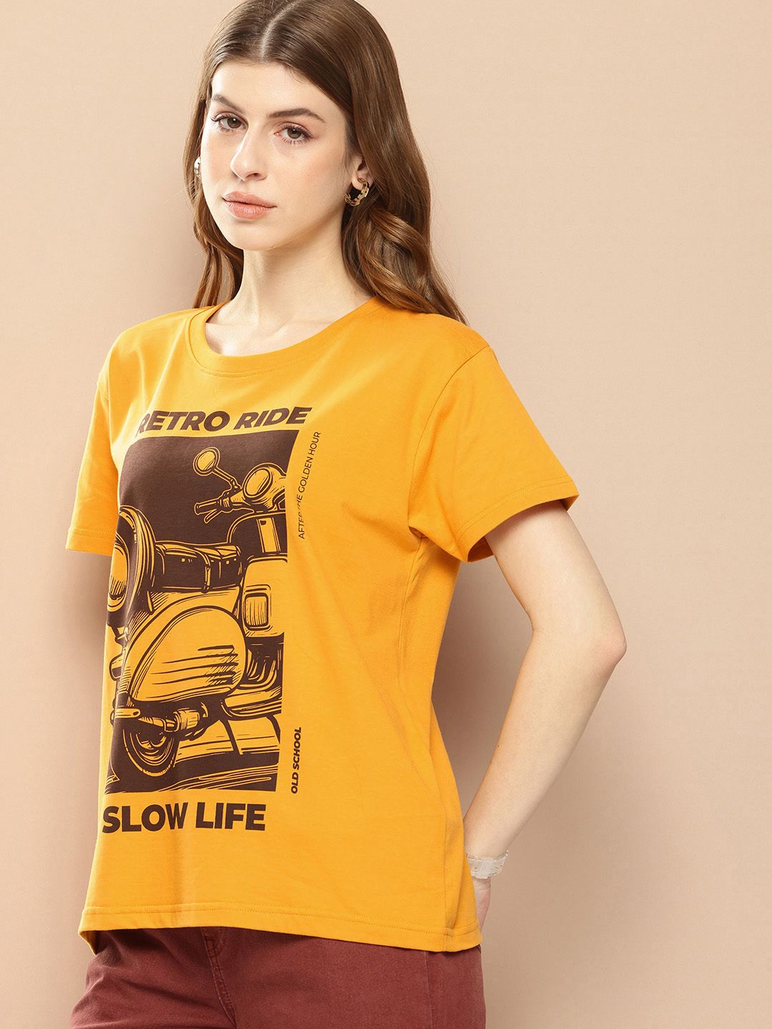 Difference of Opinion Printed Pure Cotton Boxy T-shirt