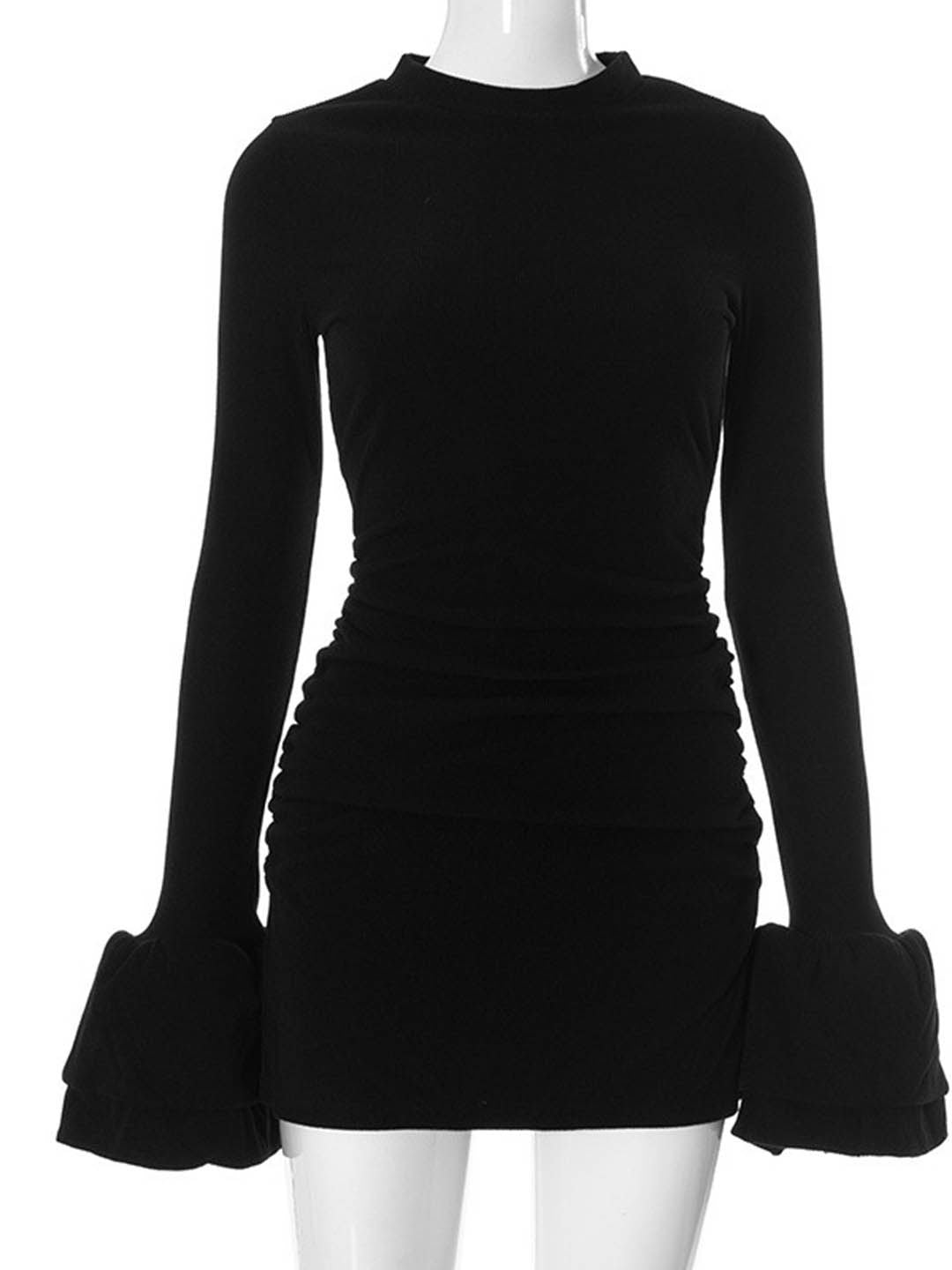 DressBerry Women Long Sleeves Bodycon Dress