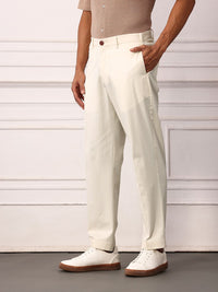 Mr Bowerbird Men Mid-Rise Liberal Fit Heritage Trousers