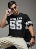 DILLINGER Pure Cotton Oversized Short Sleeve Printed T-shirt