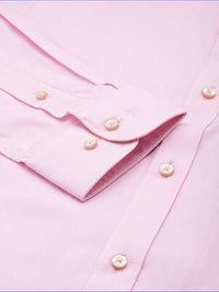 Raymond Self Design Pure Cotton Slim Fit Opaque Formal Shirt