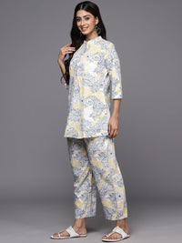 Libas Printed Ethnic Tunic with Trousers