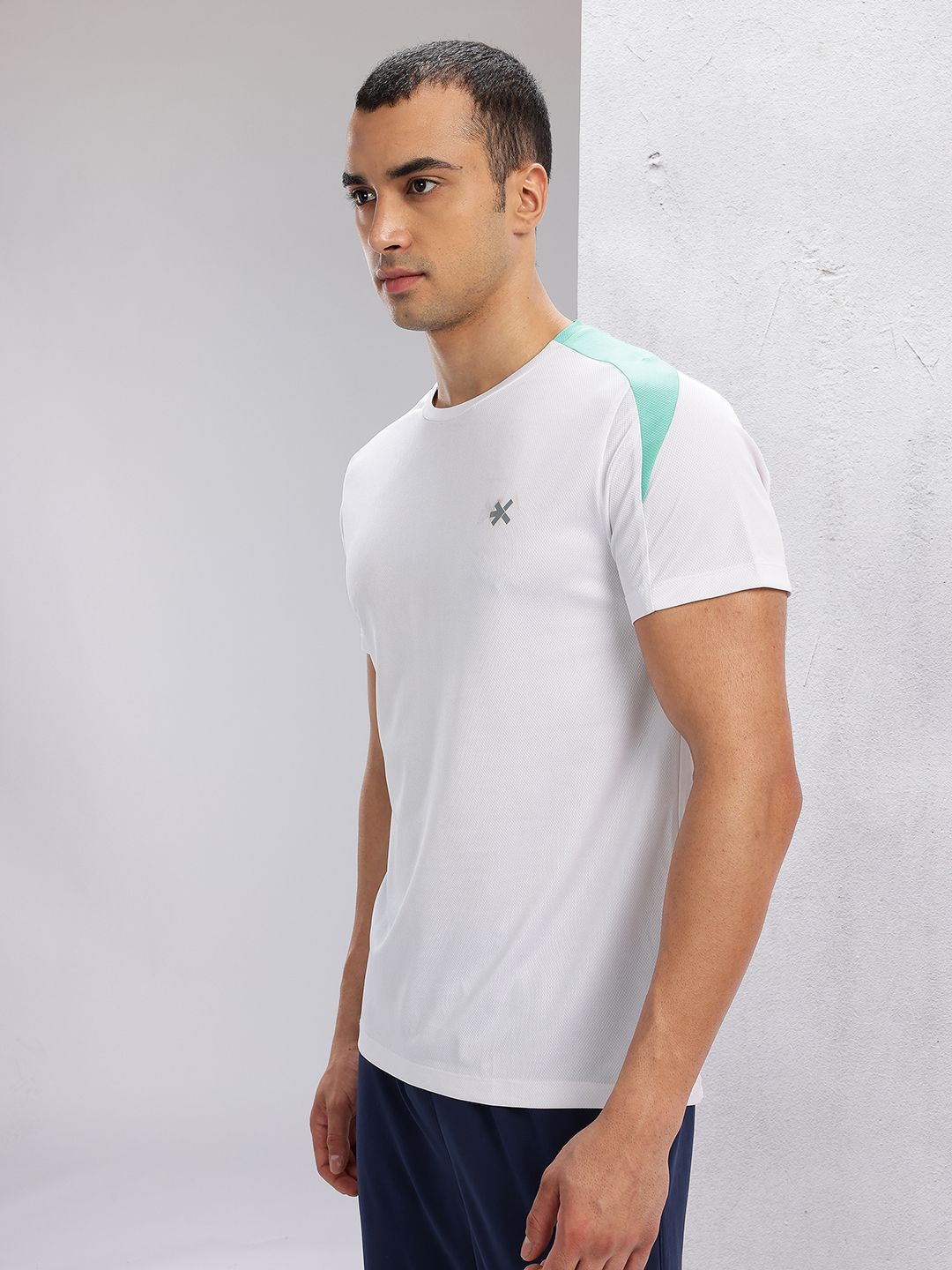 HRX by Hrithik Roshan Rapid-Dry Running T-shirt with Reflective Elements