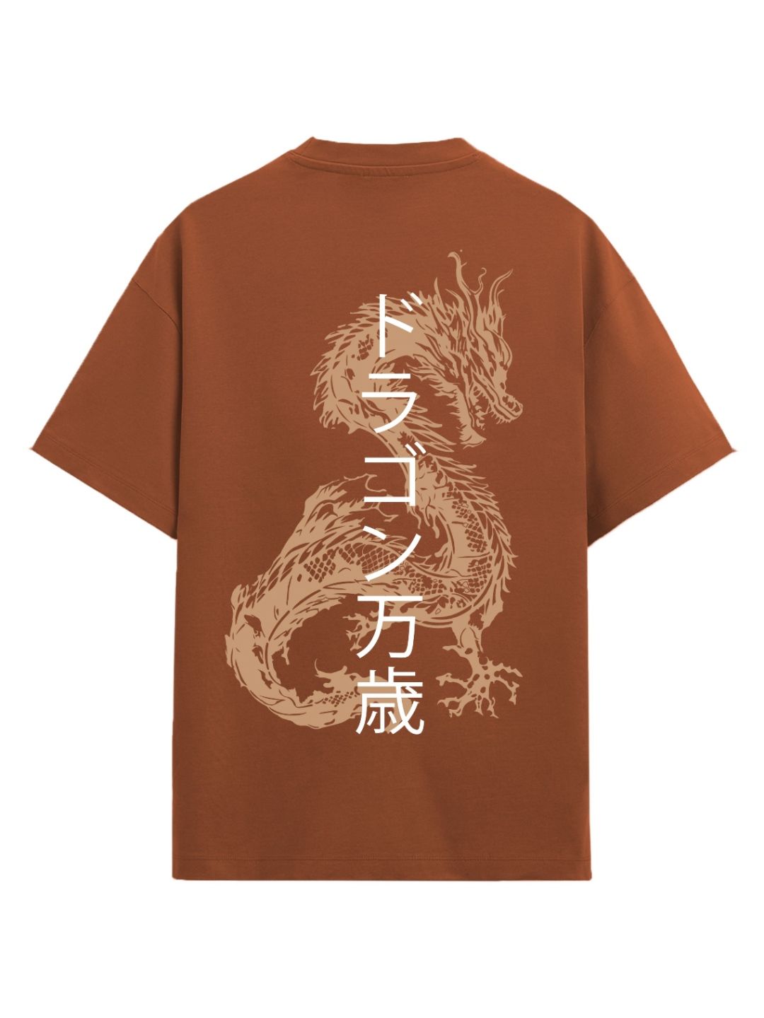 ADRO Men Printed V-Neck Applique T-shirt