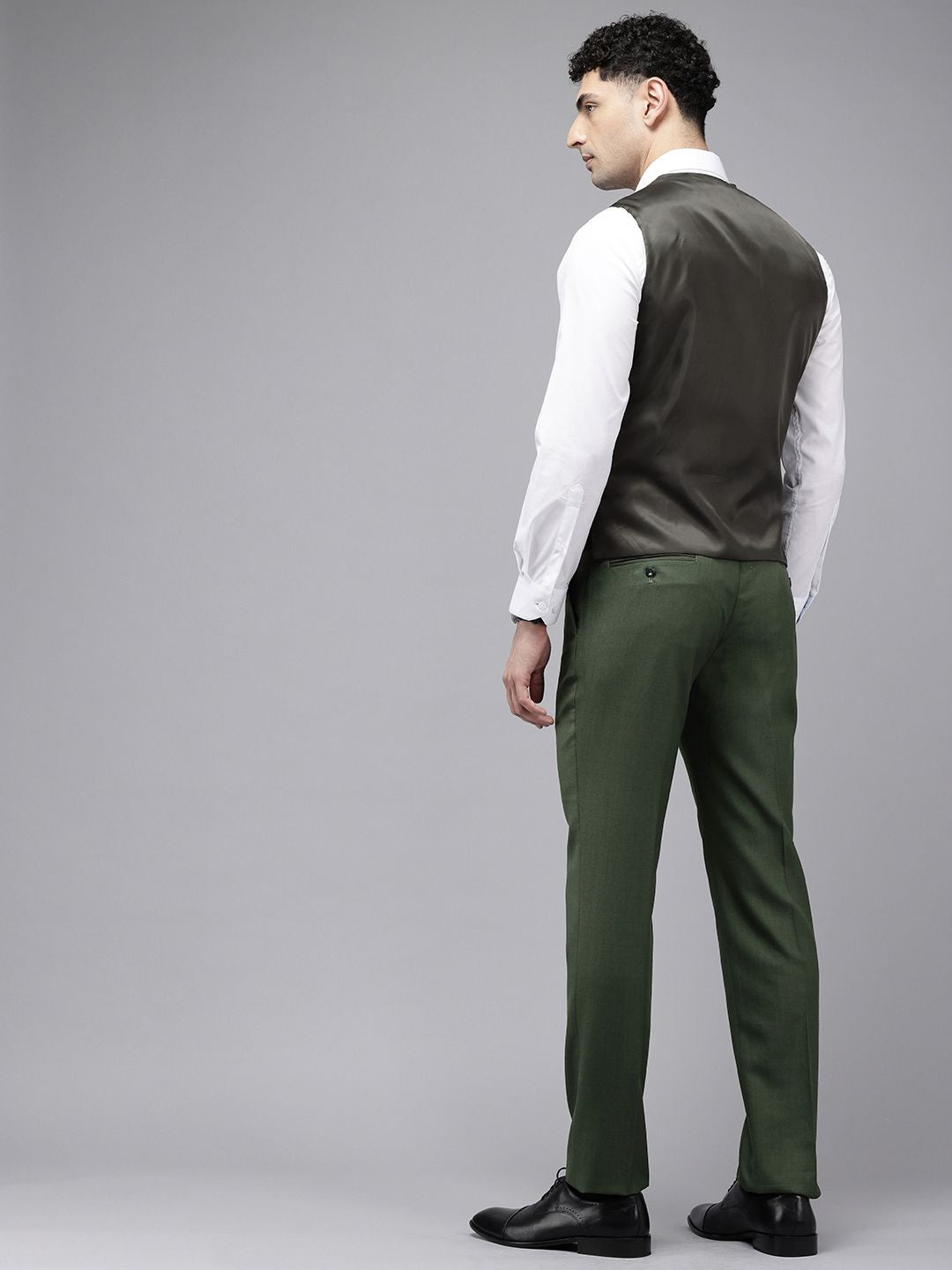 Park Avenue Slim Fit Single Breasted 3-Peice Formal Suit