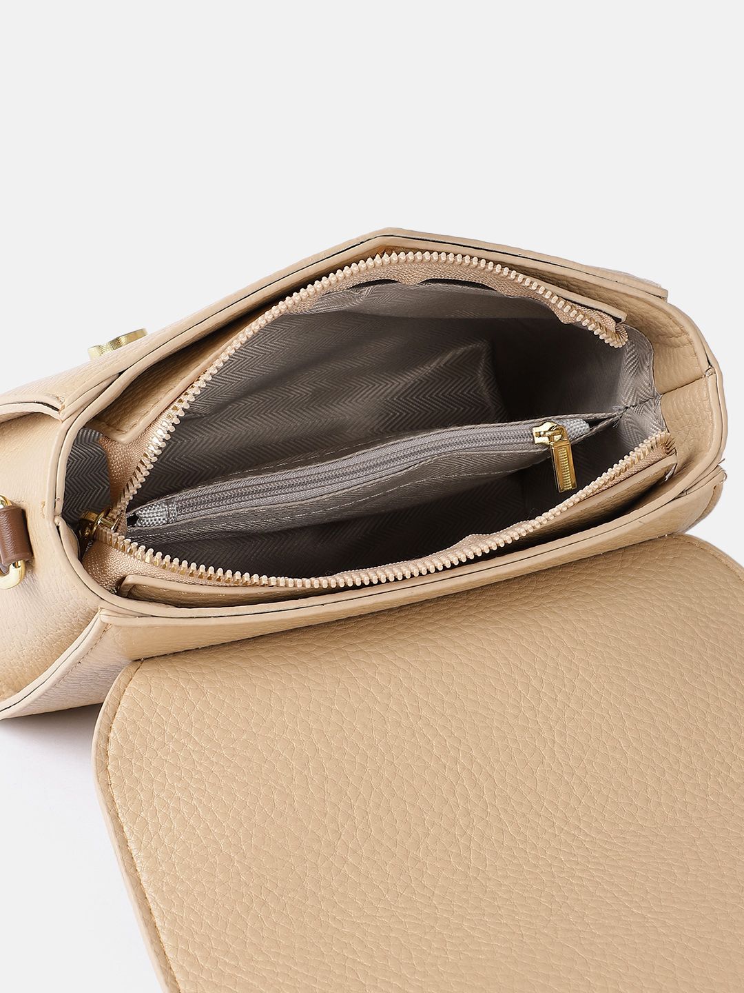all about you Textured Structured Handheld Bag