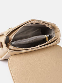 all about you Textured Structured Handheld Bag