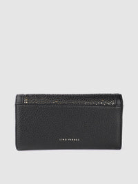 Lino Perros Women Laser Cut Detail Three Fold Wallet