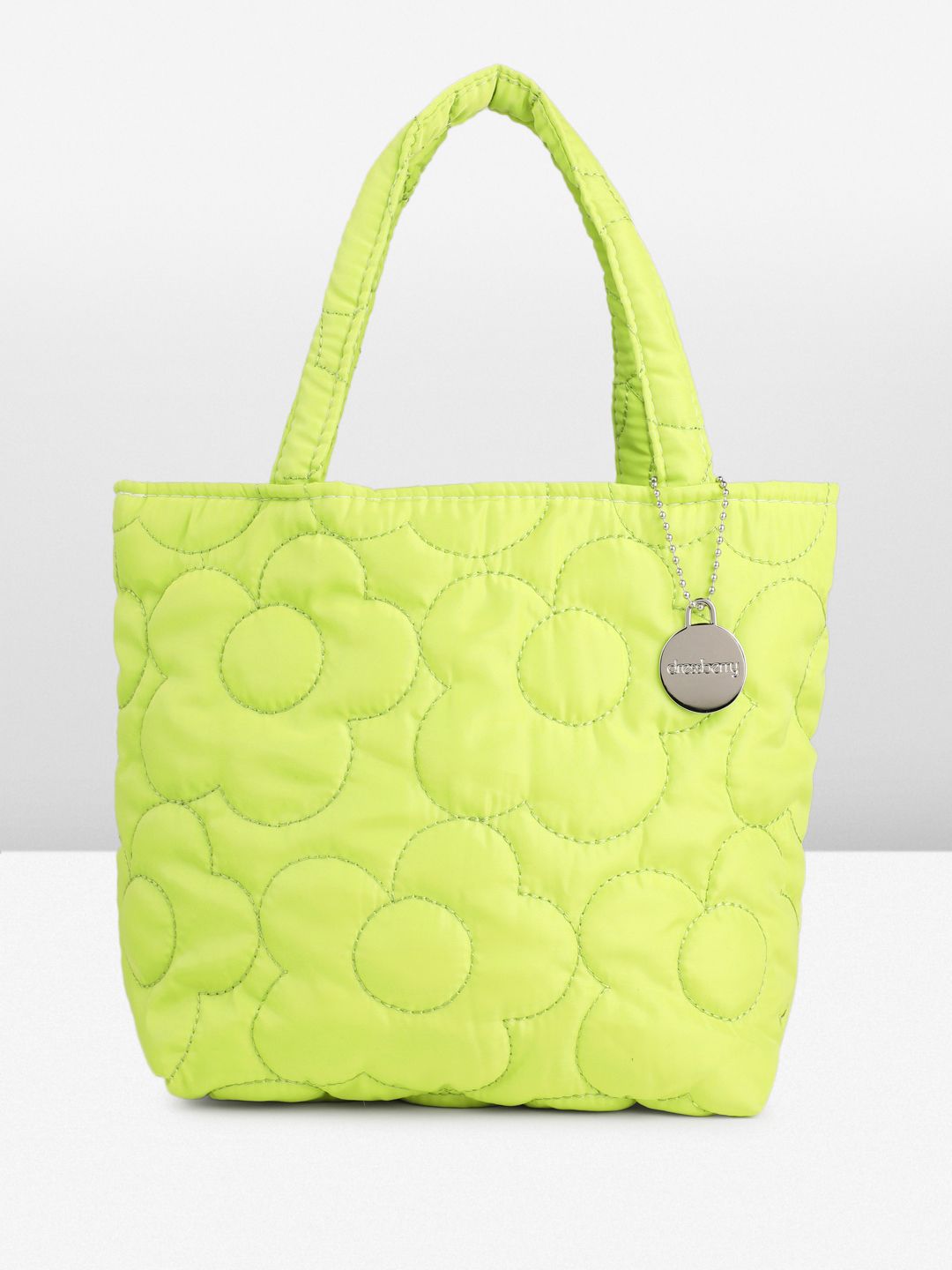 DressBerry Floral Self-Design Quilted Handheld Bag